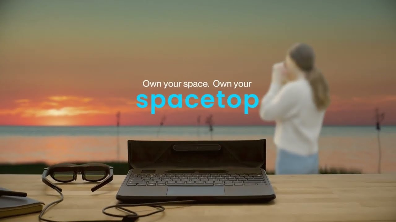 《Spacetop 》全球首款 AR 笔记本：可投影 100 英寸屏幕办公