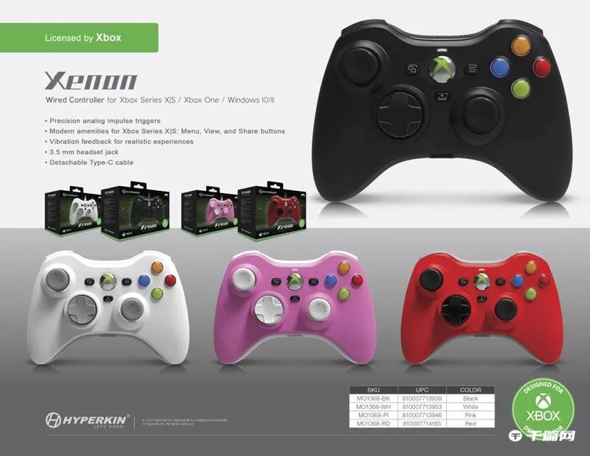 《微软 Xbox 360 手柄复刻版》预计6月6日发售：售价49.99美元